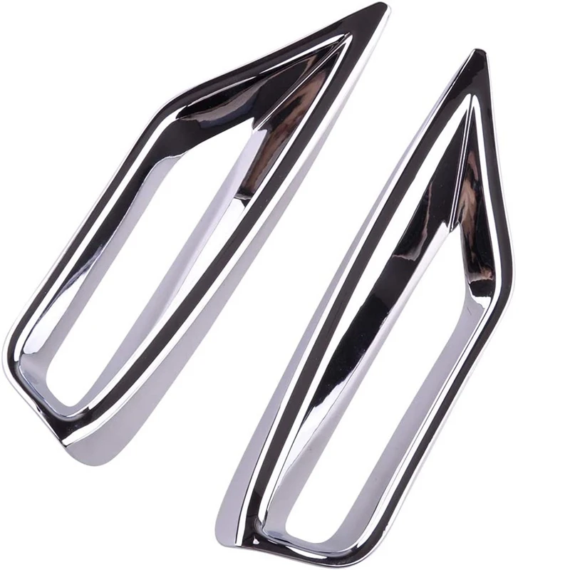 Chrome Front Fog Light Lamp Cover Trims For 2020 2021 2022 Lexus RX300 RX350 RX450h RX350L RX450hL