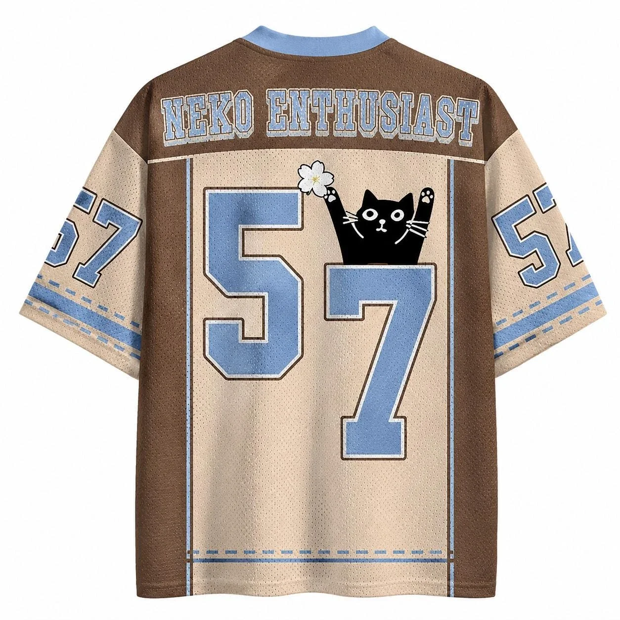 Unheimliches Yokai-Dämonen-Laternen-Katzen-Print Unisex Streetwear T-Shirt Dunkles Urban-Gothic Kurzarm-Oberteil für Ausgehzwecke, Clubpartys und Treffpunkte – Detail 6