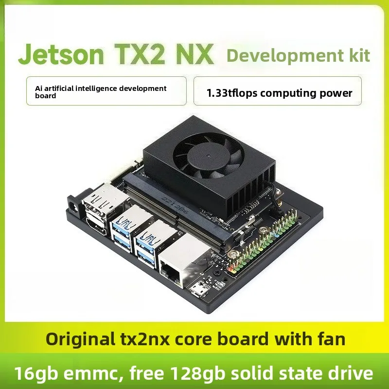 

Jetson TX2 NX AI Development Board, 2.5x Faster Than Nano High Computing Power Embedded Vision Computing Kit
