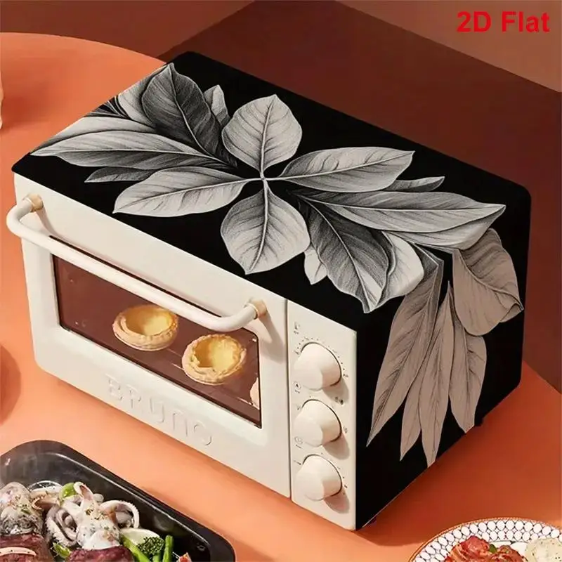 

〔CB29〕Microwave Oven Dust Cover Washable Oil Proof Waterproof Machine Protector Polyester Fabric Oven Dust Cover