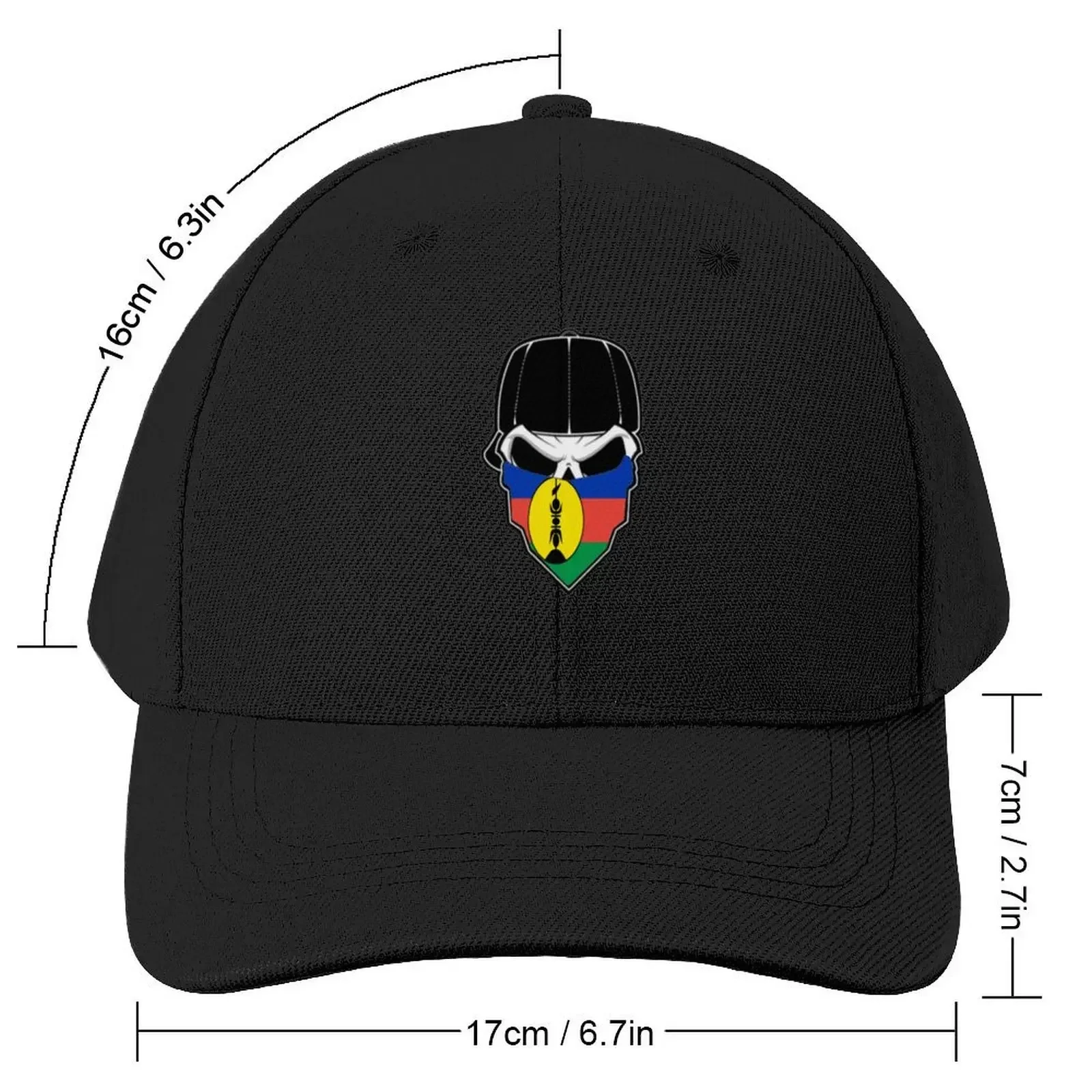 New Caledonia flag bandana Baseball Cap Military Cap Man black Designer Hat Men Hats Women's