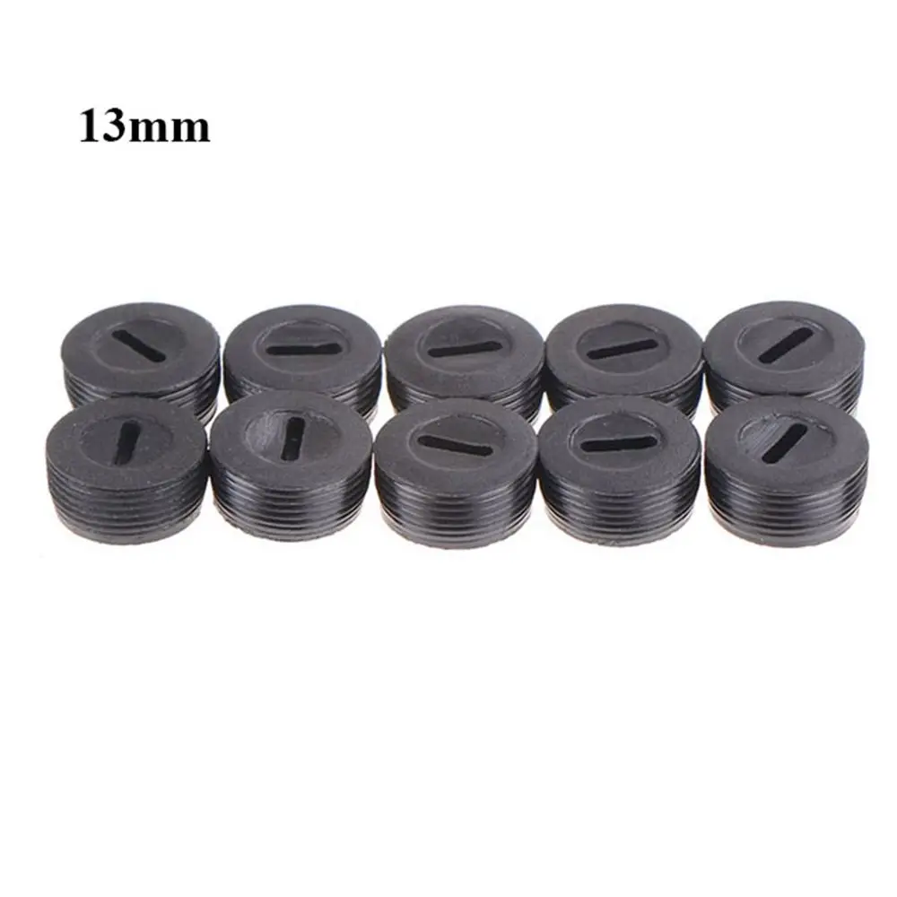 10pcs Case Dia.12mm Black Screw Carbon Brush Power Tool Accessories Carbon Brush Caps Brush Holder Caps Brush Holder Case