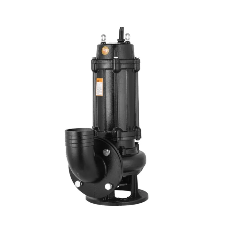 Bomba de aguas residuales sumergible centrífuga industrial para tratamiento de deshidratación de alta presión de aguas residuales y sucias