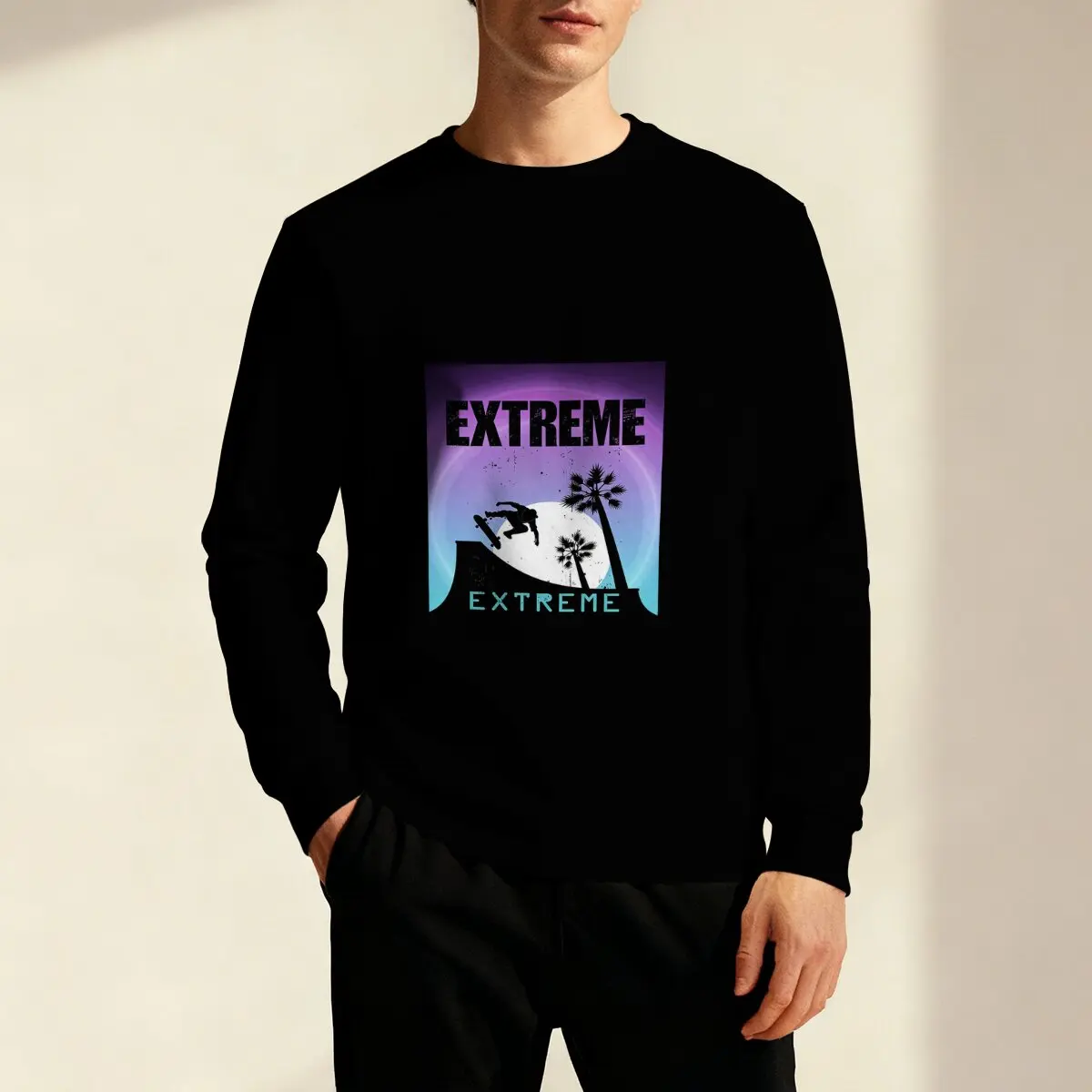 

Самая продаваемая мужская толстовка с длинными рукавами и тематикой экстремальных видов спортаУличный модный стиль экстремальной культуры, идеально подходит для занятий спортом на открытом воздухе