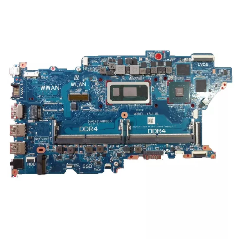 

New for HP ProBook 440 G6 450 G6 Laptop motherboard Model SN DAX8JMB16E0 DA0X8JMB8E0 CPU 5405U i38145U i58265U I78565U UMA GPU