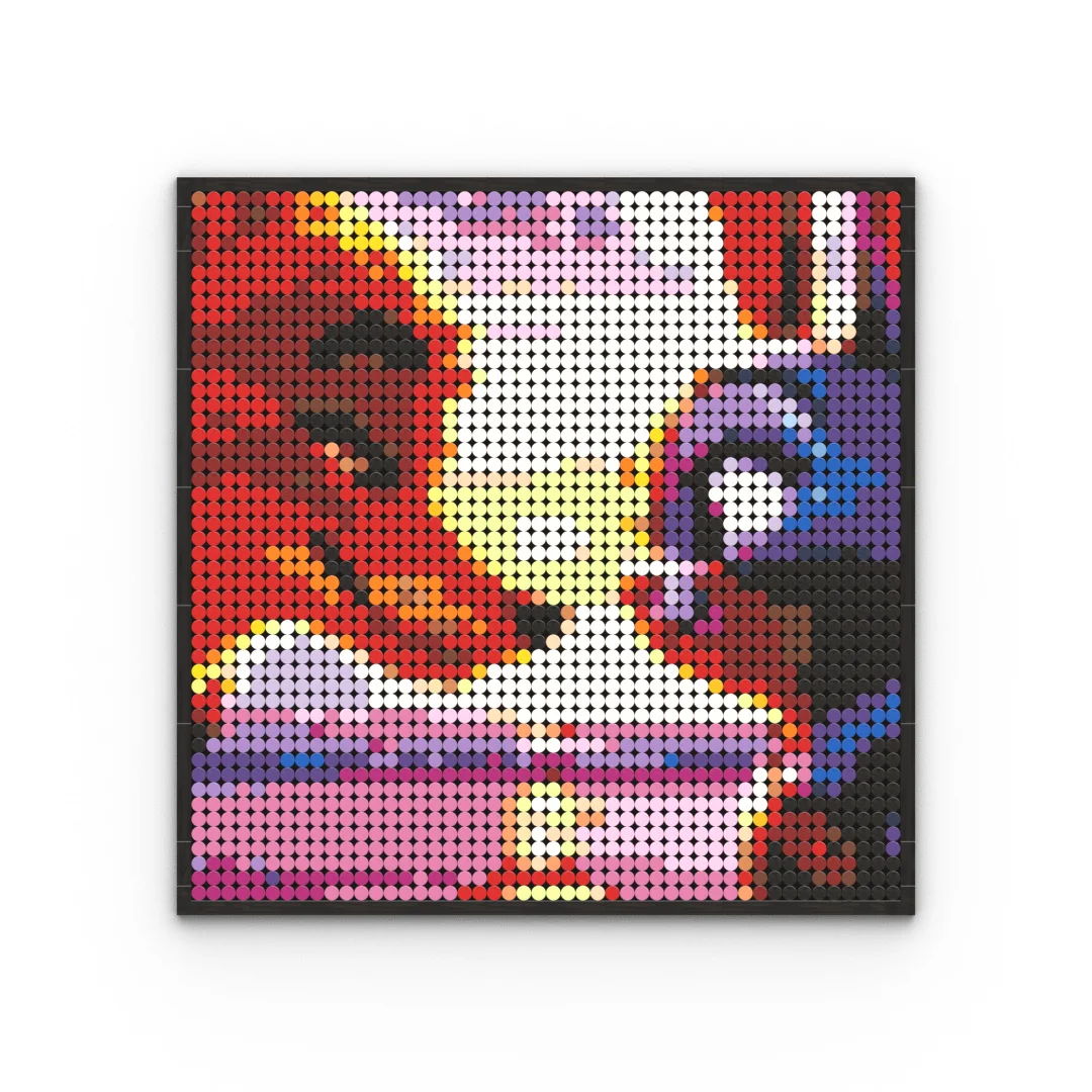 Zoo Pixel Art DIY Diamond Painting Kits, Judy Hopps Nick Wilde Cross Stitch for Home Wall Decor, Gift for Kids Adults