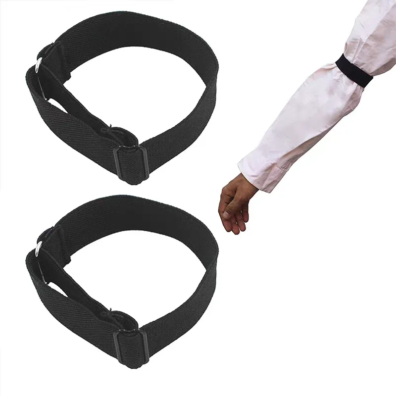 Elasticated Unisex Armbands Sleeve Garter Adjustable Gift Shirt Sleeve 2.5cm Holder Cufflink Business Wedding Groom Accessories