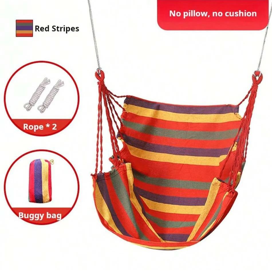 Strape Camping Hammock,Nylon Portable Hammock Outdoors with Tree Ropes 