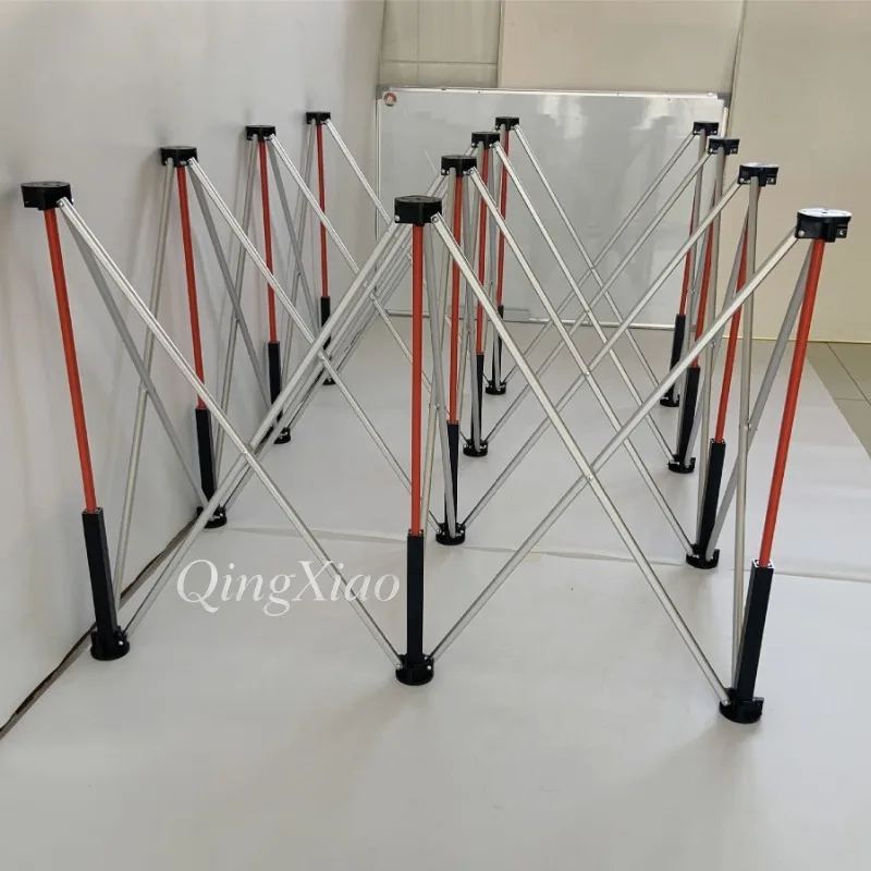 Aluminum Foldable Workbench Spider Leg Telescopic Support Frame 89cm Portable Support Bracket for Woodworking Construction Heavy