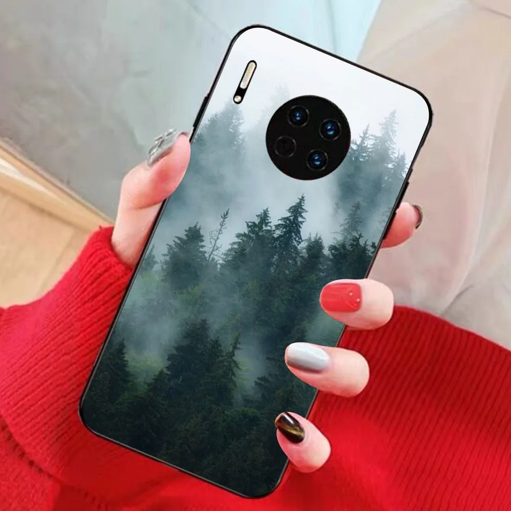 Forest Landscape Phone Case For Huawei Mate 10 20 30 40 50 lite pro Nova 3 3i 5 6 SE 7 pro 7SE