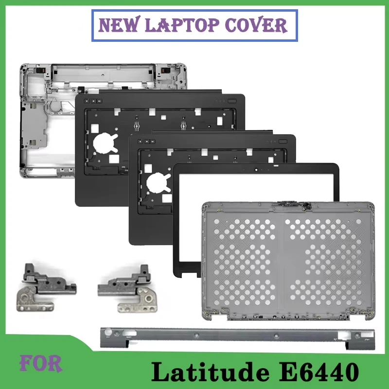 

New For Latitude E6440 6440 laptop Black LCD Back Cover Front Bezel Keyboard Bezel Hinges cover Bottom Case A B C D Cover