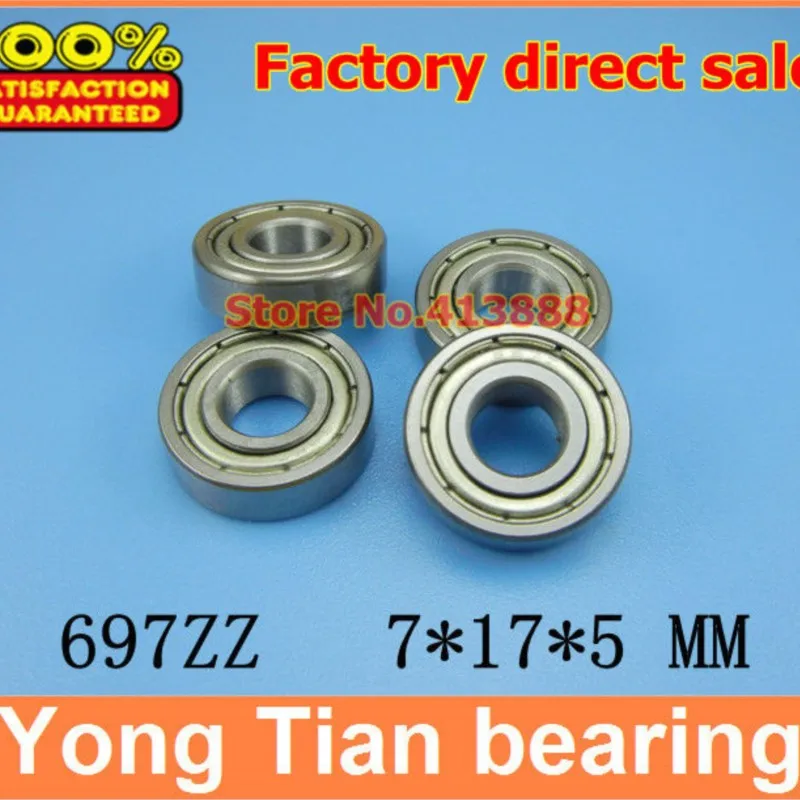 NBZH bearing(1pcs) Thin Wall Deep Groove Ball Bearing 697ZZ  697-2RS  S697ZZ 7*17*5 Mm