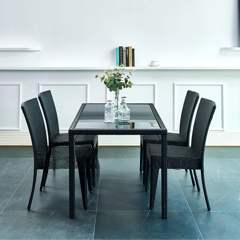 

Dining table and chairs Outdoor leisure courtyard Terrace Outdoor bar Coffee balcony Pool