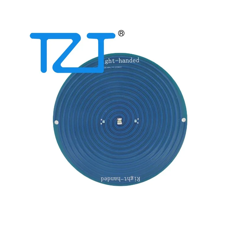 Left-handed/Right-handed Circular Polarization 10CM 120MHz-6GHz UWB Antenna Archimedes Spiral Antenna with SMA Male Connector