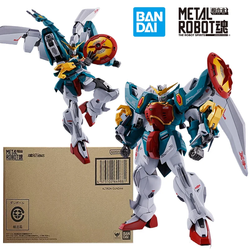 Bandai Metal Robot Spirits Side MS Altron Gundam 14Cm Gundam Wing Anime Original Action Figure Model Toy Gift Collection