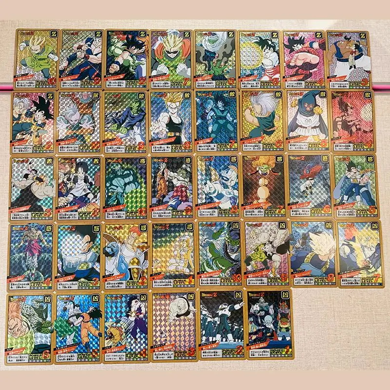 أنيمي لعبة دراغون بول لتقوم بها بنفسك ACG منضدية لعبة الانكسار تحصيل بطاقة Torankusu Bejita Majin خلية Chichi لعبة لصبي هدية عيد ميلاد