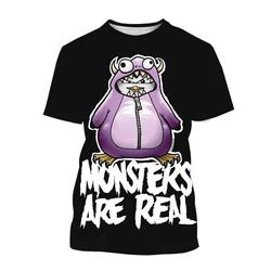 Hot sale new Psycho Penguin 3D printed T-shirt funny animal round neck short sleeve fashion crazy penguin neutral casual top