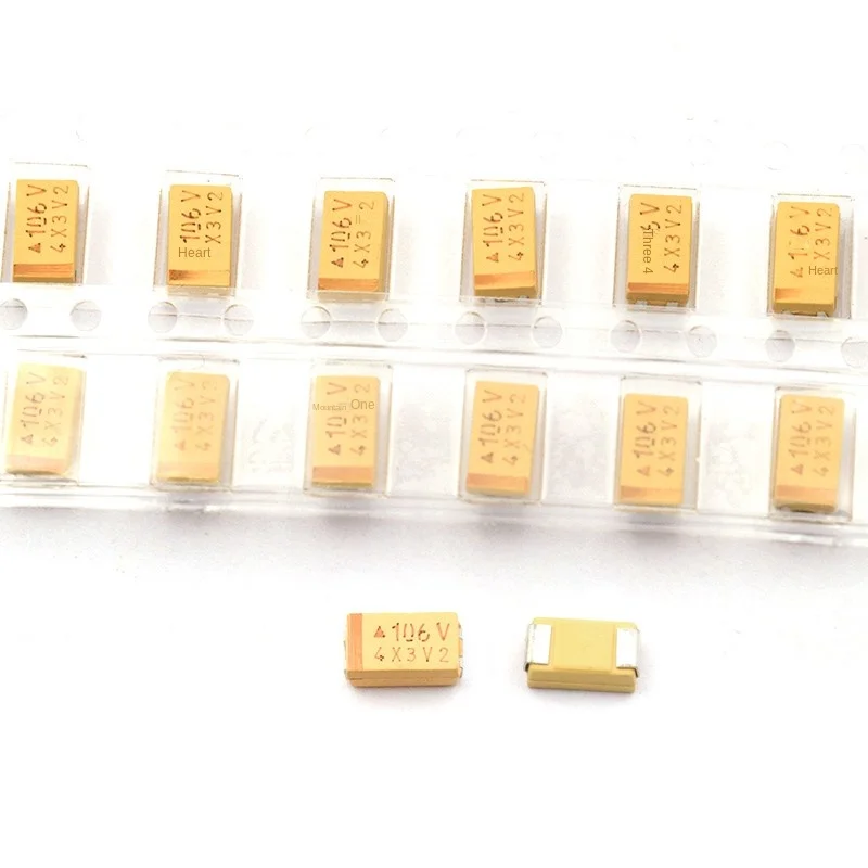 10pcs C-type SMD chip tantalum capacitor 6032 10v 16v 25v 35v 4.7UF 10UF 22UF 47UF 68UF 100UF 220UF