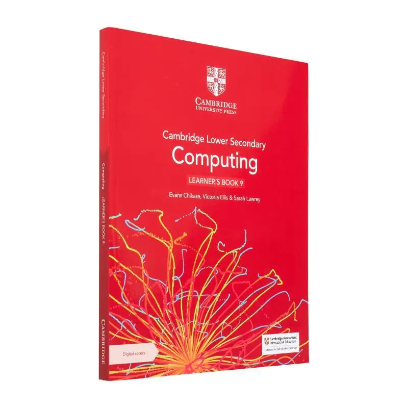 كتاب متعلم الحوسبة الثانوية السفلية من كامبريدج 9 مع الوصول الرقمي لمدة عام واحد فيكتوريا إليس وسارة لوري 9781009320634