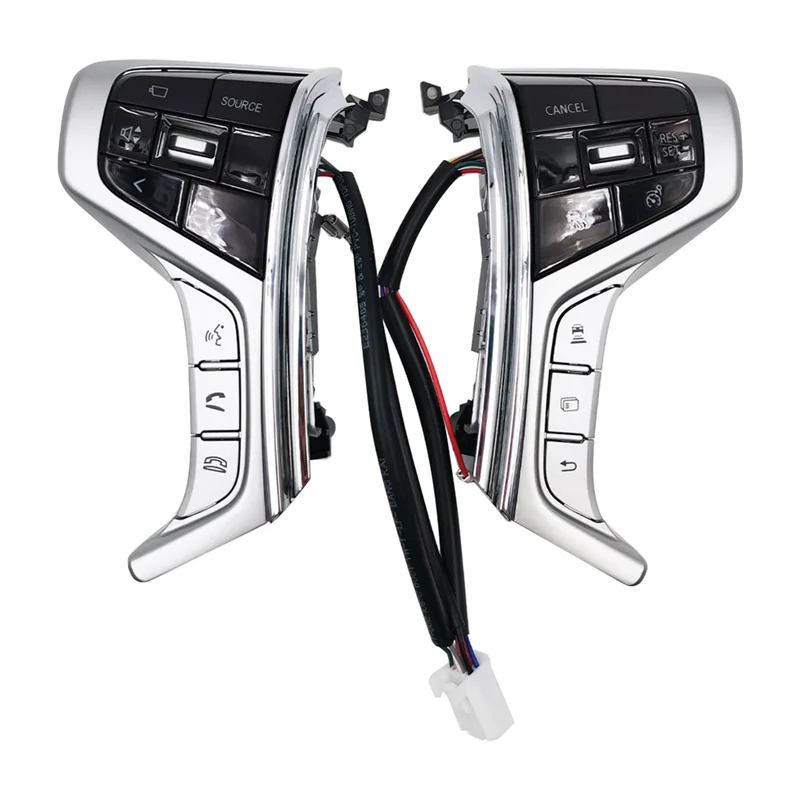 -AAIMA Steering Wheel Multimedia Audio Button Automobile Multifunctional Steering Wheel Button For Mitsubishi PAJERO SPORT 2015-