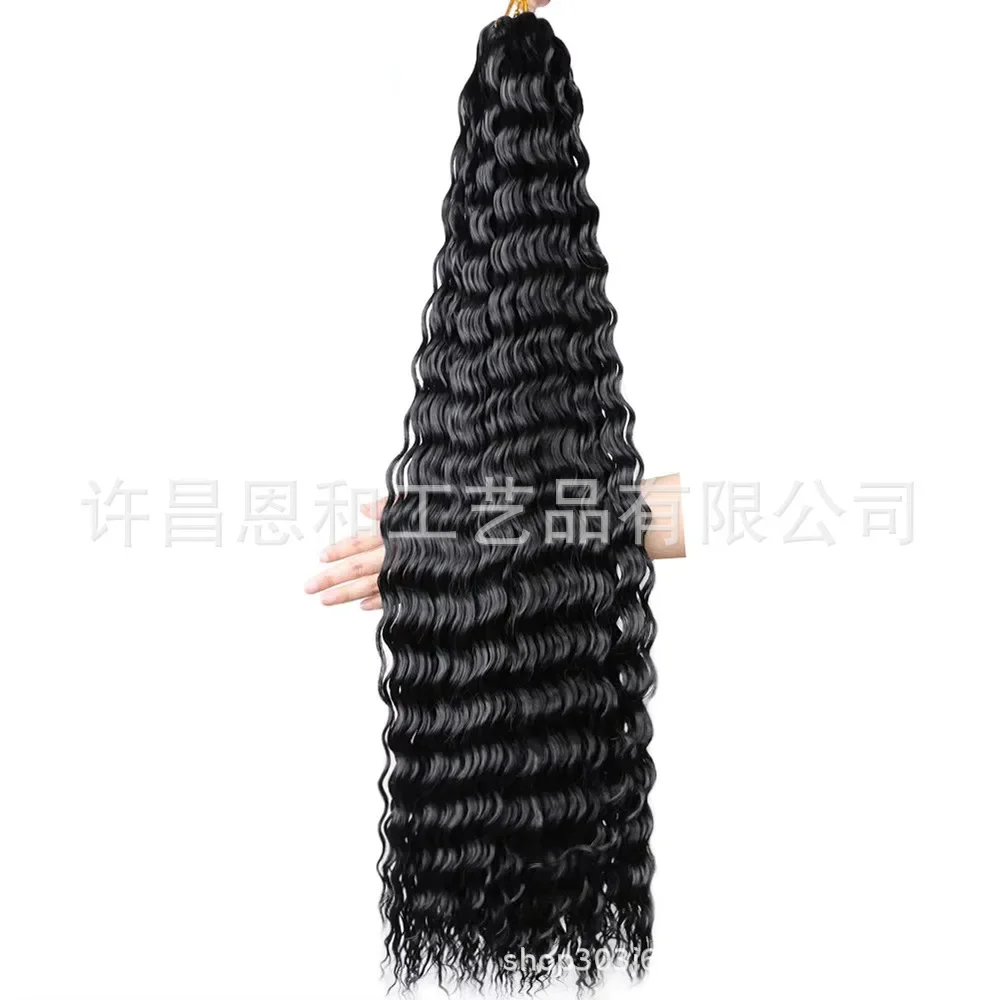 2025 Deep Wave Wig Crochet Hair Curly Hair Deep Wave Bulk Hair Chemical Fiber Latin America Curls