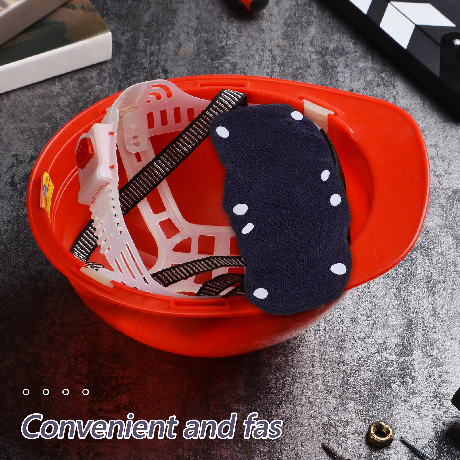 

15pcs Safety Washable Reusable Hard Hat Anti-Sweat Breathable Sweat Absorbent Sweatbands Worker Hardhat Sweatbands Hard