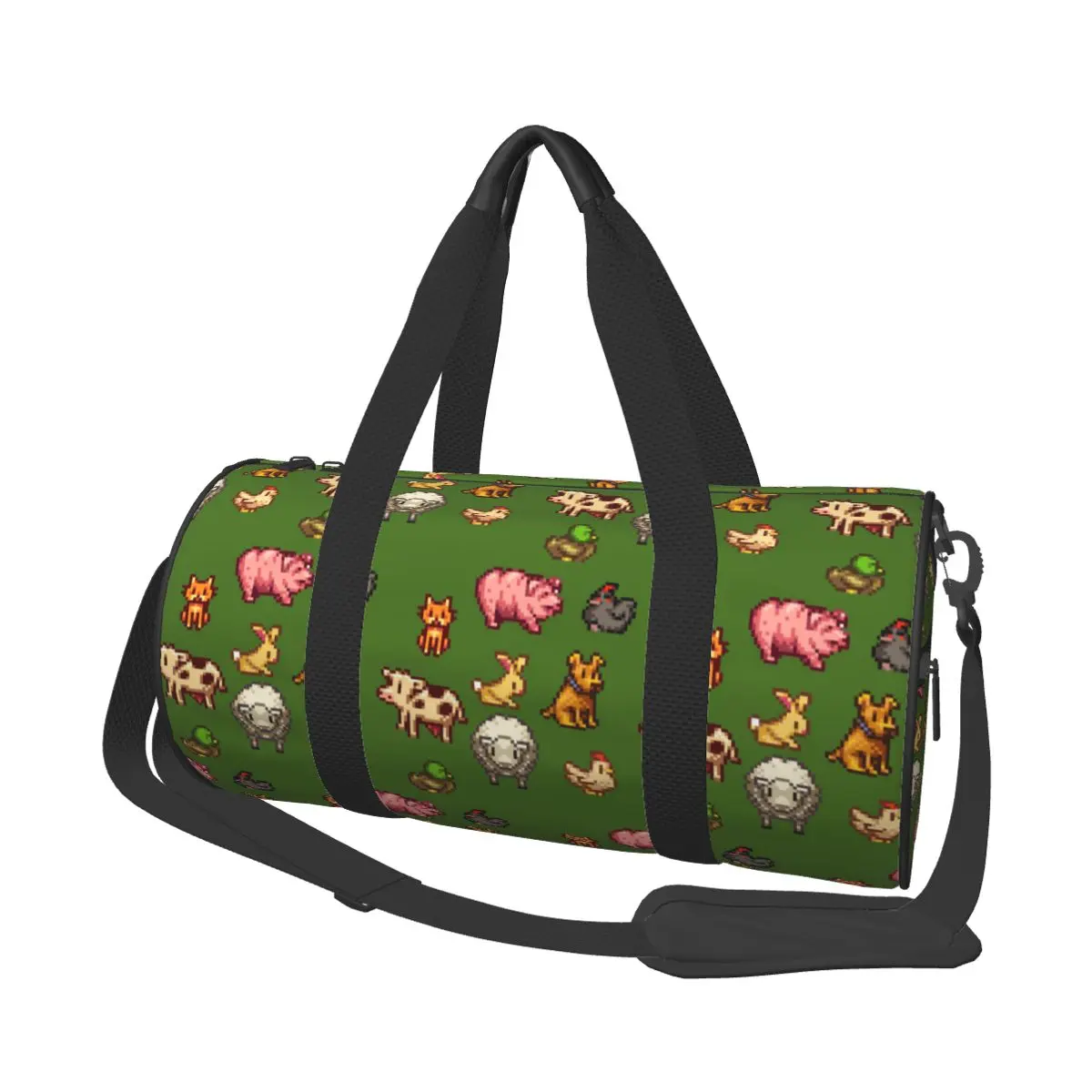 

Stardew Valley Animals Large Duffle Gym Bag Multi-Functional Duffle Travel Bags Handbags Fitness bag