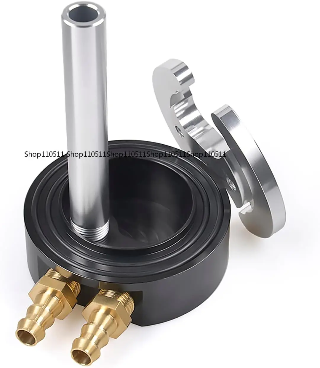 Diesel truck AirDog FASS single-hole tank sump kit with integrated oil return and hole saw, including 1/2-inch accessories