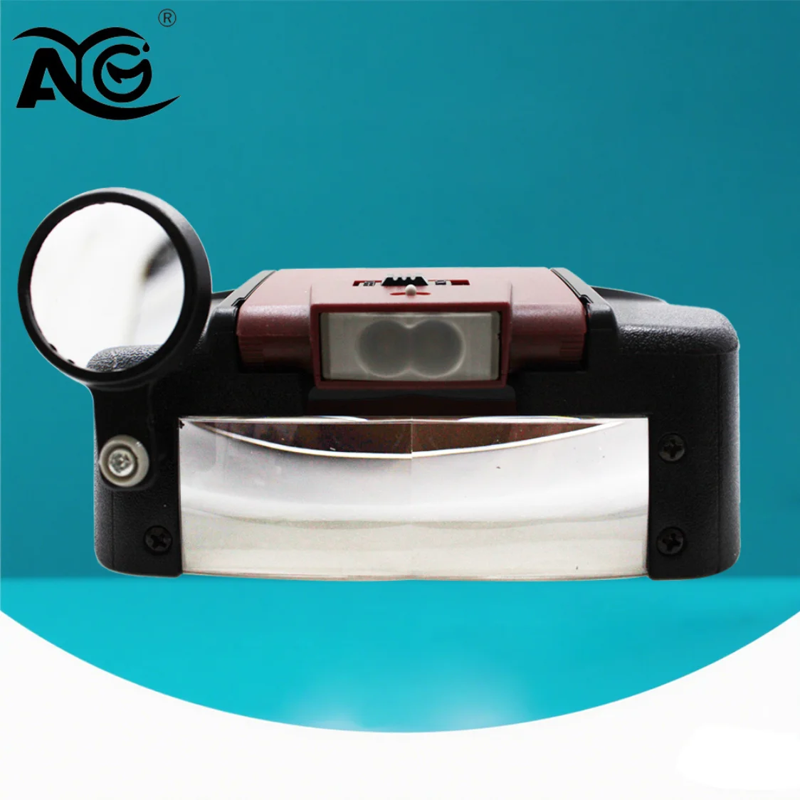 

AG Dental 10X Magnifying Headband Glasses LED Illuminated Loupe Adjustable Size Reading Optivisor for Close-Up Work