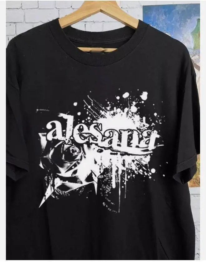 NEW Popular Alesana Black Rose Band Black Unisize T-Shirt