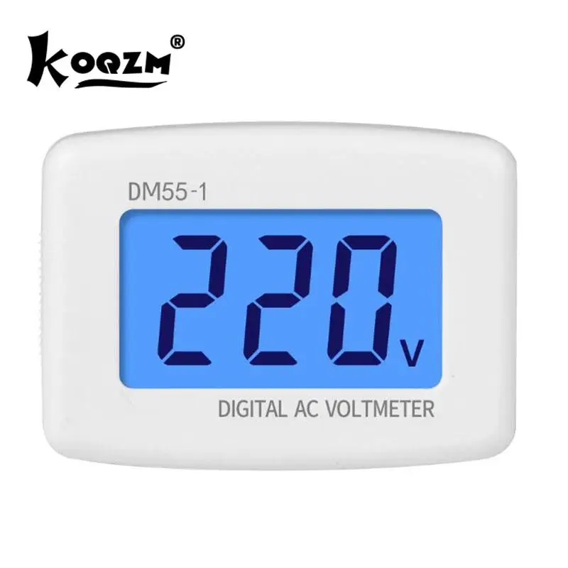 AC 80-300V Digital Voltmeter EU US AU Plug Volt Meter Socket Voltage Tester LCD Display Voltage Meter 110V 220V