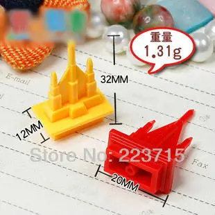 20pcs *Tower Top* DIY enlighten block bricks,Compatible With Assembles Particles