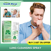 Herbal Lung Cleansing Spray Clear Mucus Promote Smooth Breathing Detox Clean Liver Moisten Lung Support Cough Relief Oral Spray