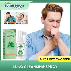 Herbal Lung Cleansing Spray Clear Mucus Promote Smooth Breathing Detox Clean Liver Moisten Lung Support Cough Relief Oral Spray