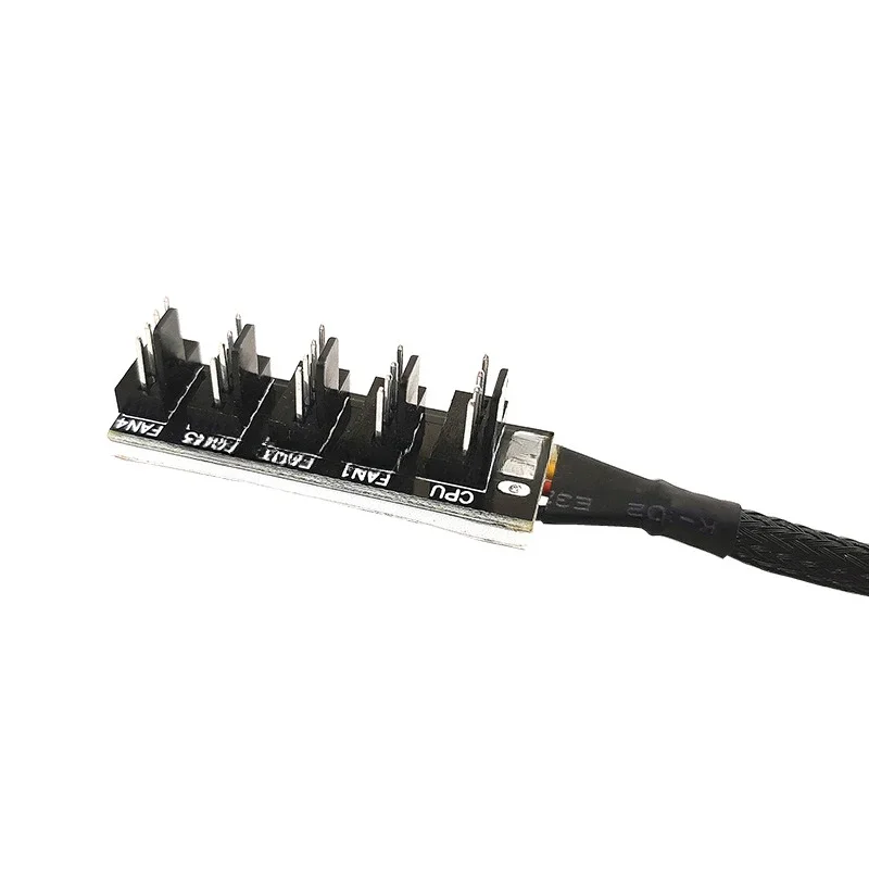 40cm da 1 a 5 4 pin PWM Fan CPU Hub Computer PC Case Chasis Cooler Power Extension Cable Splitter Adapter Controller
