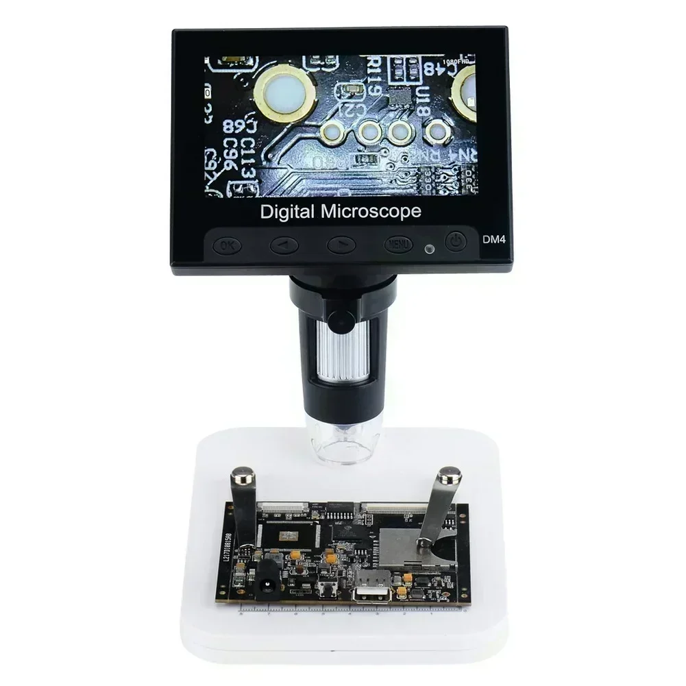 4.3inch Digital Microscope 50-1000X Magnification Handheld Industrial Microscope For Test Measurement Tool Accessory