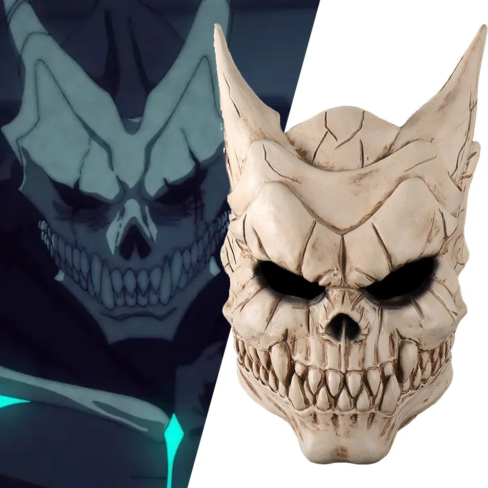 

Anime Kaiju No 8 KAFKA HIBINO Masks Cosplay Costume Latex Mask Halloween Masquerade Party Carnival Prop