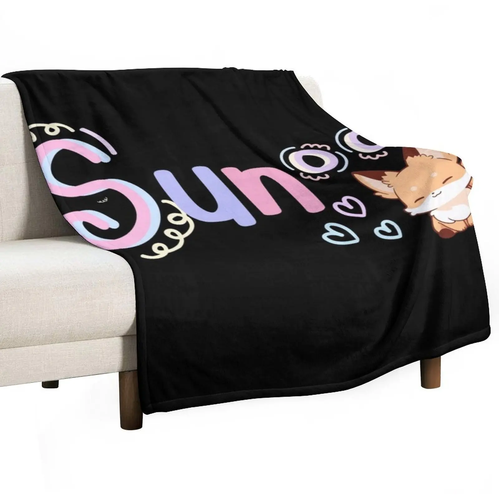 

Sunoo (KPOP) Throw Blanket Shaggy Furry Soft Blanket for Bedroom Living Room