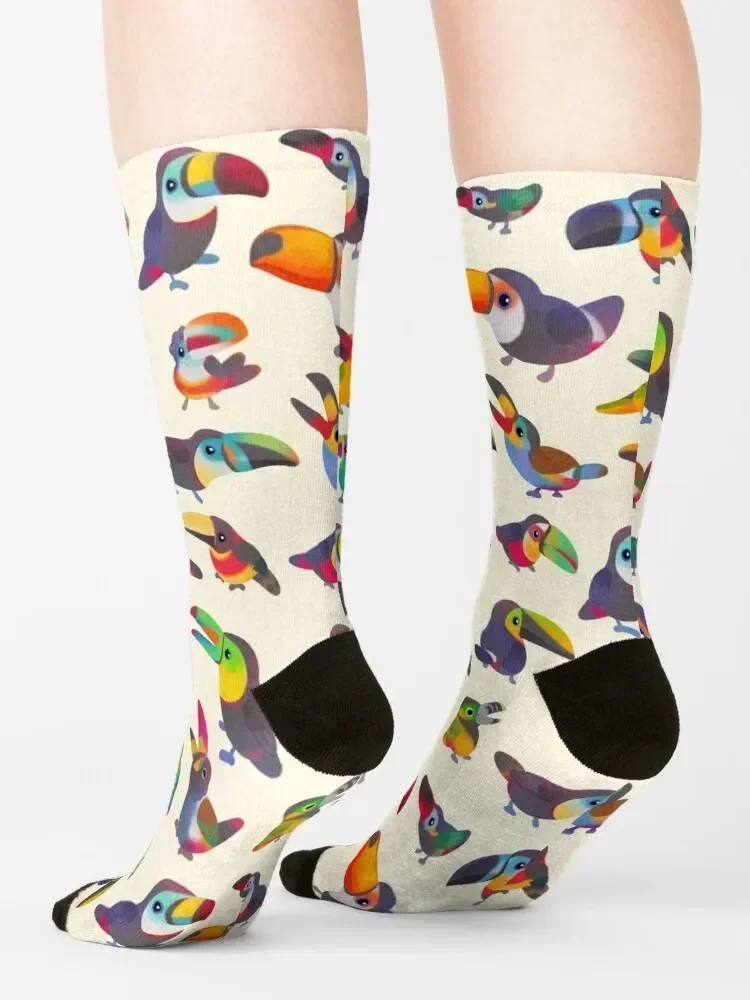 Toucan - pastel Socks floor short tennis luxe Socks Male Women's