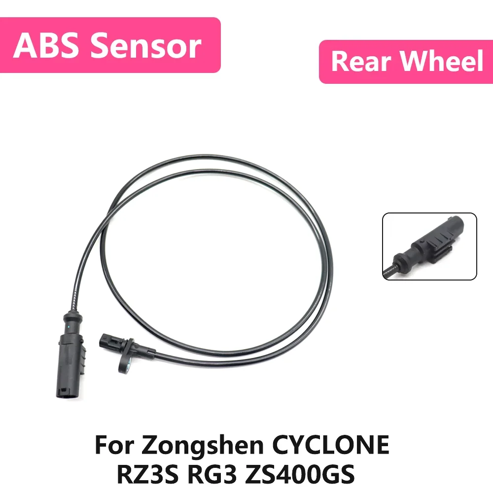 

For Zongshen CYCLONE RZ3S RG3 ZS400GS Motorcycle Rear Wheel Signal ABS Wheel Speed Sensor Wire Silicone ZS400GS Accessories