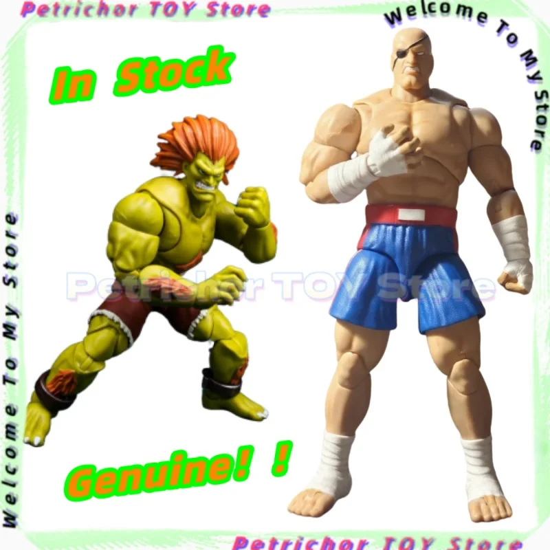 Hot Genuine Toys Blanka Sagat Vega Fighter Wave 4 Anime Action Figure Model Collection Ornament Toy Gift In Stock