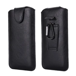 Waist Bag Holster Belt Phone Case Universal For Leather Bags Ultra-thin With Mountaineering Buckle Universal Locking Edge