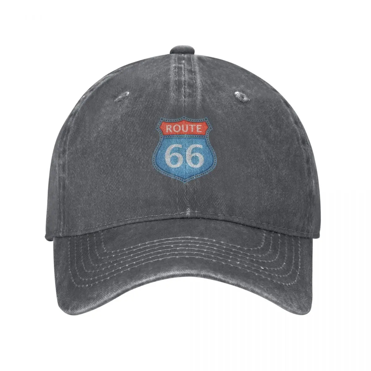 Route 66 USA - Demin Baseball Cap summer hat Anime Hat Brand Man cap Beach Mens Tennis Women's