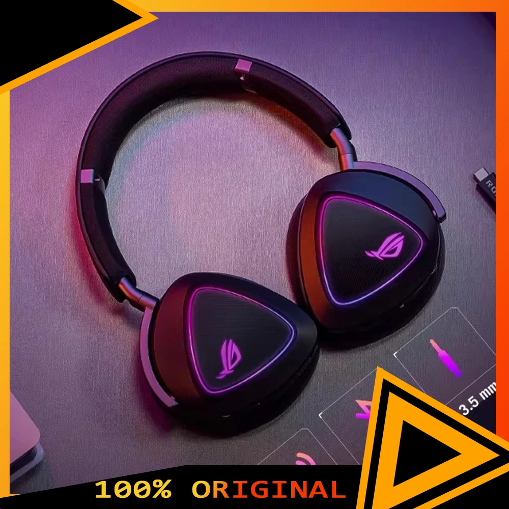 

Беспроводные наушники ROG Prism2 с эффектом объемного звука 7.1, 50-мм диафрагмы с титановым покрытием, игровая гарнитура, легкие, аксессуары для ПК