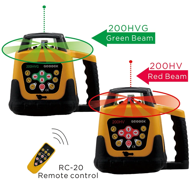 

Self-levelling Automatic Rotating Laser Level (red) / 300hvg (green) 635~650nm Red Line