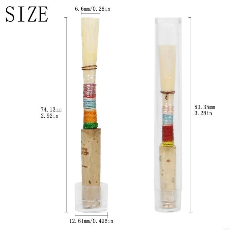 

4Pcs Soft Mouthpiece Natural Soft Oboe for Beginners/Students