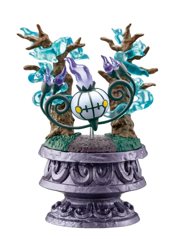Re-Ment Pokémon Little Night Collection Vol 2 Conjunto de figuras - Gengar Chandelure Muma Anime Model Collection Brinquedos 100% originais