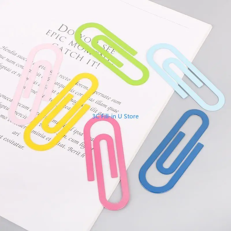 G8TA 2 PCS น่ารัก BIG METAL PAPARK CLIP หน้าคลิป CLIPS Photos Photos ตั๋วคลิปกระดาษปิด