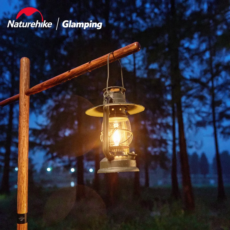 

Naturehike Outdoor Kerosene Lamp Camping Picnic Atmosphere Camp Hanging Lamp Portable Ultralight 450g Capacity 200ml Fuel Bunker