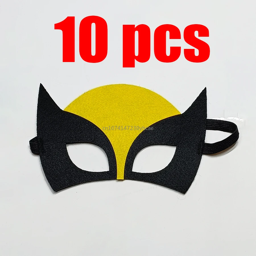 1/5/10 Pcs Wolverine Halloween Masks Cosplay Mask Gift Christmas Birthday Party Costume Mask For Kids